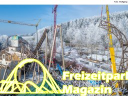 Aufbau des Themenbereichs „Sonnenbucht“ in FANTASIA (Januar 2025)